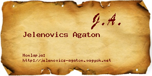 Jelenovics Agaton névjegykártya